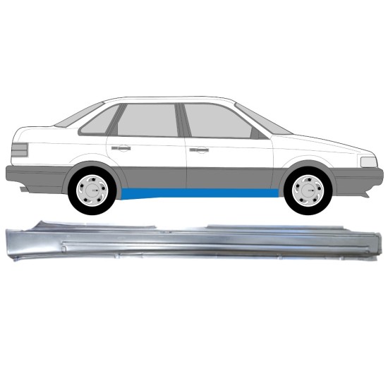 Full sill repair panel for Volkswagen Passat B3 1988-1993 / Right / COMBI / SEDAN 14522