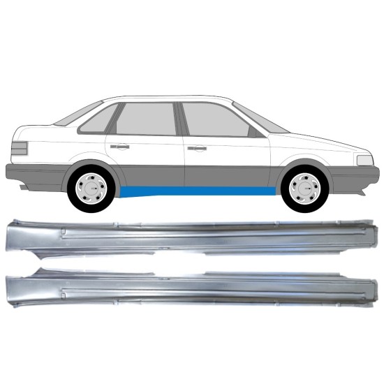 Full sill repair panel for Volkswagen Passat B3 1988-1993 / Left+Right / COMBI / SEDAN / Set 14524