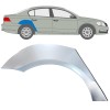 Rear wing repair panel