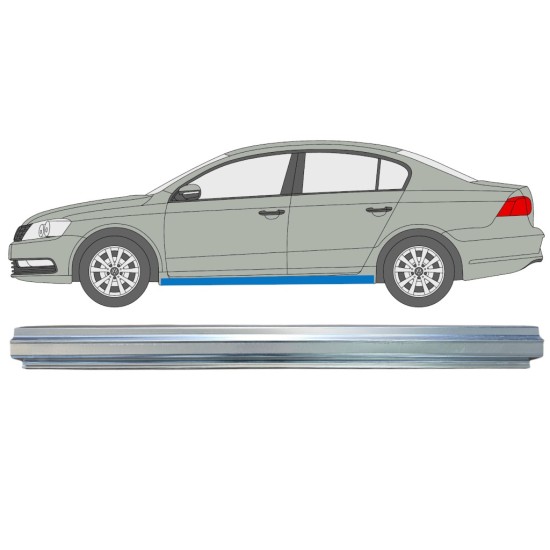 Sill repair panel for Volkswagen Passat B7 2010-2015 / Left 16356