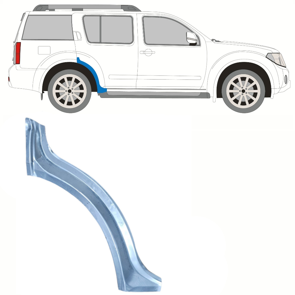 NISSAN PATHFINDER 2004-2013 REAR WHEEL ARCH / RIGHT