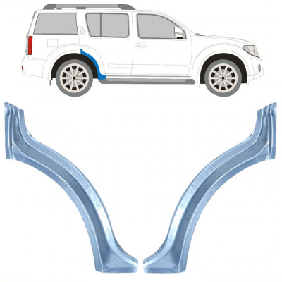 NISSAN PATHFINDER 2004-2013 REAR WHEEL ARCH / SET