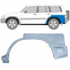 Rear wing repair panel
