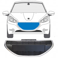 Grille for Peugeot 208 2012-2015 9810