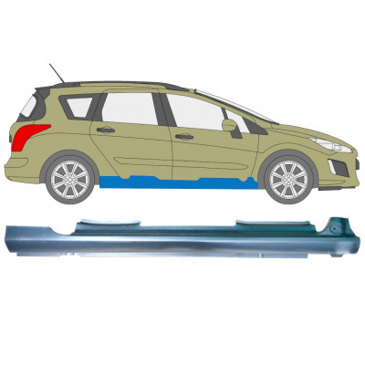 Full sill repair panel for Peugeot 308 2007-2013 / Right 12886
