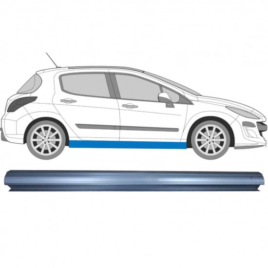 PEUGEOT 308 2007-2013 SILL REPAIR PANEL / RIGHT