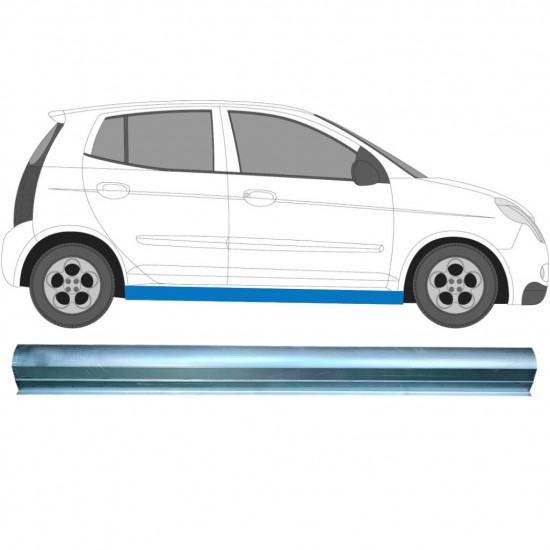 Sill repair panel for Kia Picanto 2004-2011 / Left = Right (symmetrical) 6672