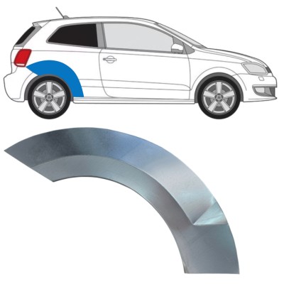 Rear wing repair panel for Volkswagen Polo 2009-2017 / Right 16358