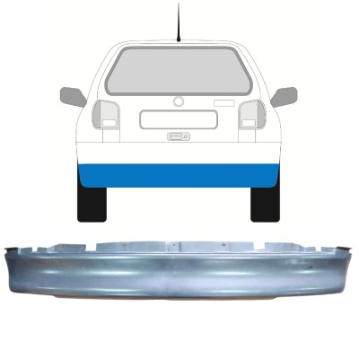 Rear cross member repair panel for Volkswagen Polo 1994-1999 16006