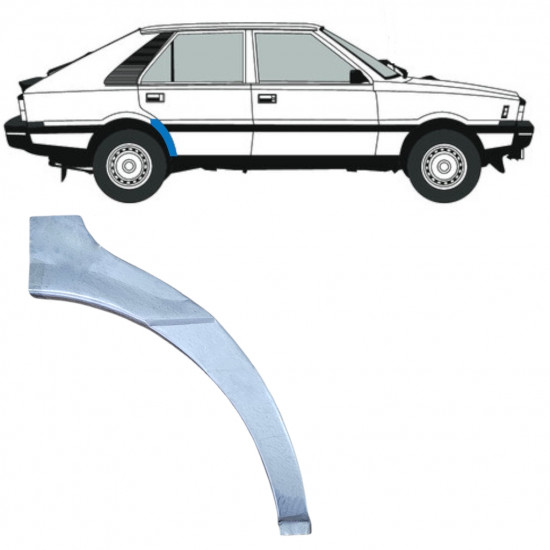 FSO POLONEZ 1978-2002 REAR WHEEL ARCH / RIGHT