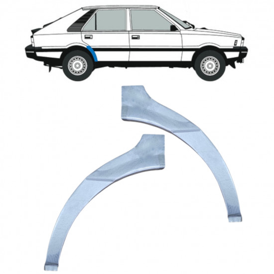 FSO POLONEZ 1978-2002 REAR WHEEL ARCH / SET