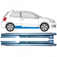 Full sill repair panel for Volkswagen Polo 2009-2017 / Left+Right / Set 12861