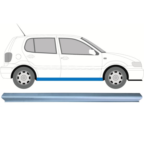 Lower sill repair panel for Volkswagen Polo 1994-1999 / Left = Right (symmetrical) 15998