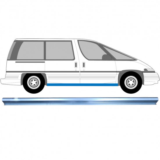 Sill repair panel for Chevrolet Trans Sport 1990-1997 / Left = Right (symmetrical) 7191