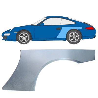 Rear wing repair panel for Porsche 911 997 2004-2012 / Left 16380