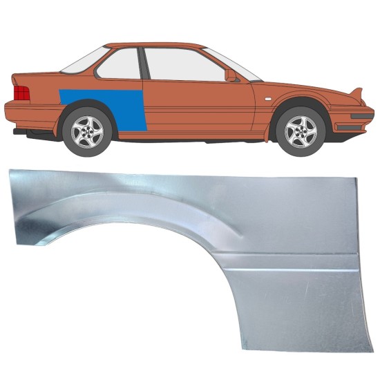 Rear wing repair panel for Honda Prelude 1987-1992 / Right 16361