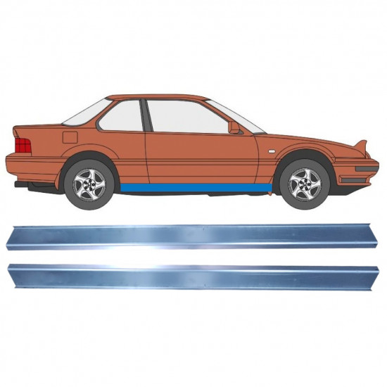 Sill repair panel for Honda Prelude 1987-1992 / Left = Right (symmetrical) / Set 10276