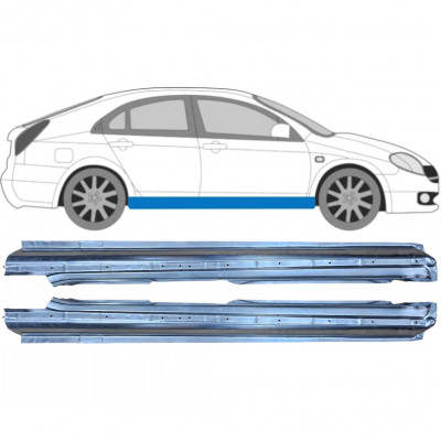 Sill repair panel for Nissan Primera 2001-2007 / Left+Right / Set 9930