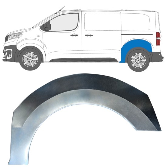 Rear wing repair panel for Fiat Scudo 2022- / Left 15579