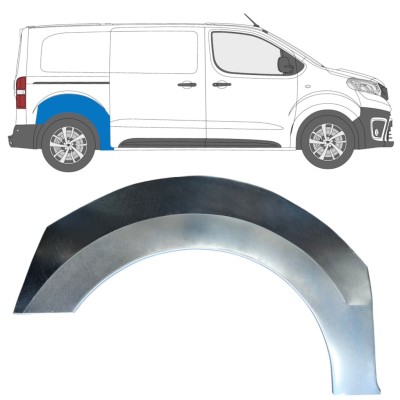 Rear wing repair panel for Citroen Jumpy 2016- / Right 15584