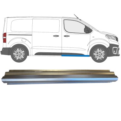 Front door sill repair panel for Citroen Jumpy 2016- / Left = Right (symmetrical) 15140