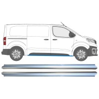 Lower sill repair panel for Toyota Proace Verso 2016- / Left+Right / Set 15601