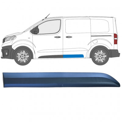 Rear side trim for Toyota Proace 2016- / Left 12817