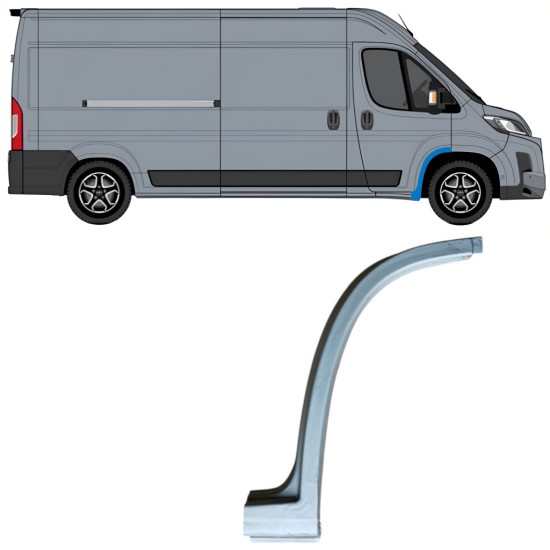 Front wing repair panel for Toyota Proace Max 2024- / Right 16835