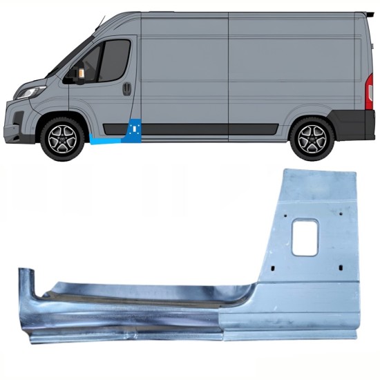 Pillar repair panel + Sill repair panel for Toyota Proace Max 2024- / Left 16733