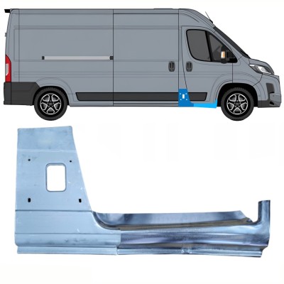 Pillar repair panel + Sill repair panel for Toyota Proace Max 2024- / Right 16732
