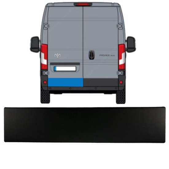 Rear door side trim for Toyota Proace Max 2024- / Left 15932