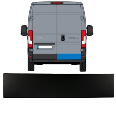 Rear door side trim for Toyota Proace Max 2024- / Right 15931