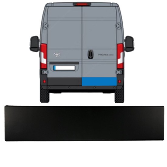 Rear door side trim for Toyota Proace Max 2024- / Right 15931
