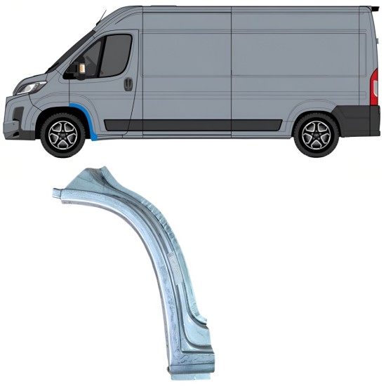 Front wing repair panel for Toyota Proace Max 2024- / Left 16640