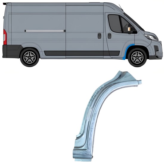 Front wing repair panel for Toyota Proace Max 2024- / Right 16639