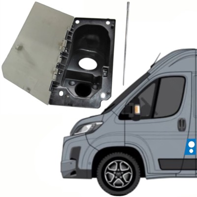 Fuel filler flap EURO 6 ADBLUE for Toyota Proace Max 2024- / Left / Set 15945