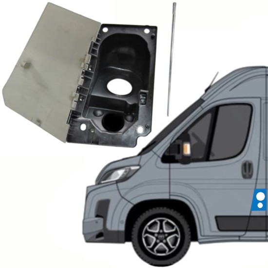 Fuel filler flap EURO 6 ADBLUE for Toyota Proace Max 2024- / Left / Set 15945