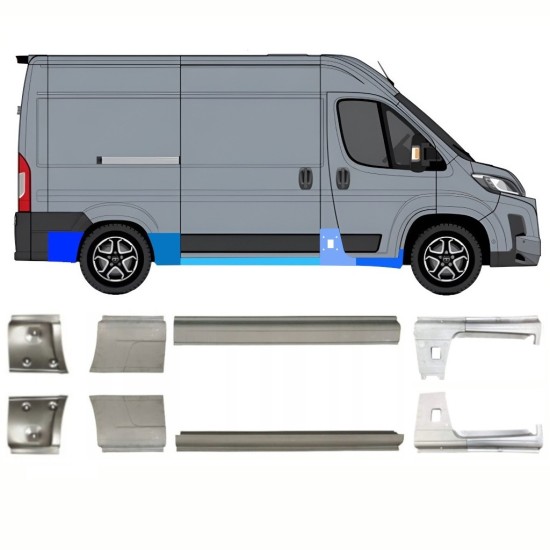 Repair panel set for Toyota Proace Max 2024- / Left+Right 16714