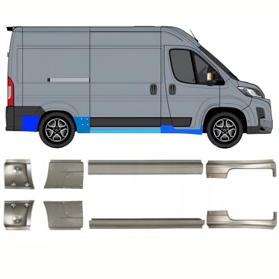 Repair panel set for Toyota Proace Max 2024- / Left+Right 16696