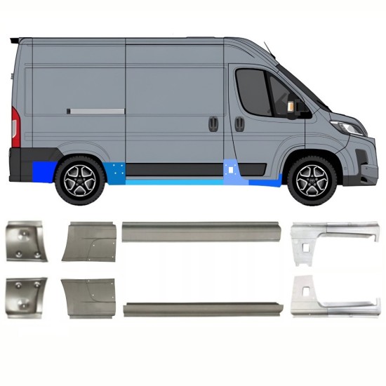 Repair panel set for Toyota Proace Max 2024- / Left+Right 16713