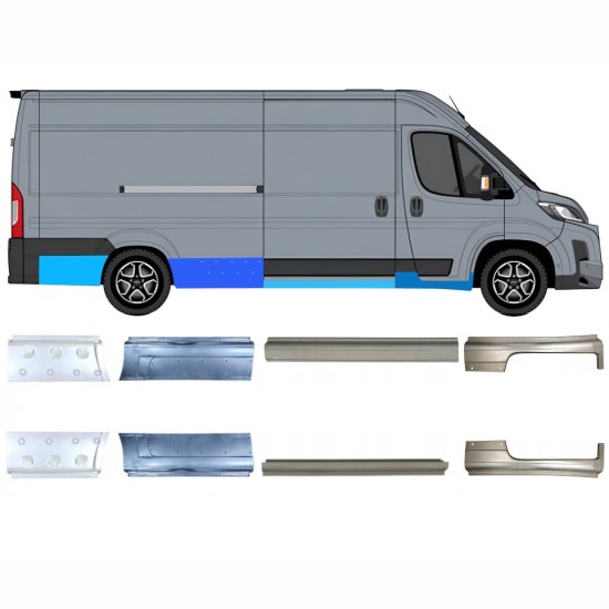 Repair panel set for Toyota Proace Max 2024- / Left+Right 16705