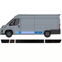 Set of side trims for Toyota Proace Max 2024- / Left 15886