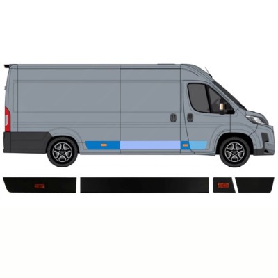Set of side trims for Toyota Proace Max 2024- / Right / 15894
