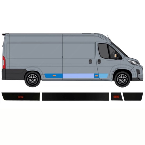 Set of side trims for Toyota Proace Max 2024- / Right / 15894