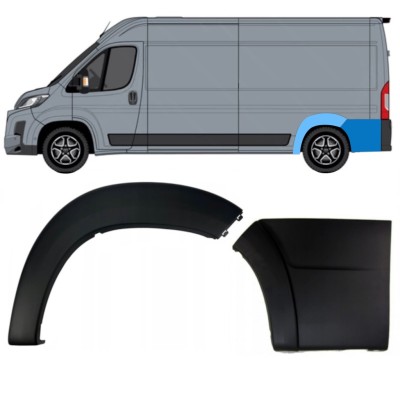 Rear side trim for Toyota Proace Max 2024- / Left 15910