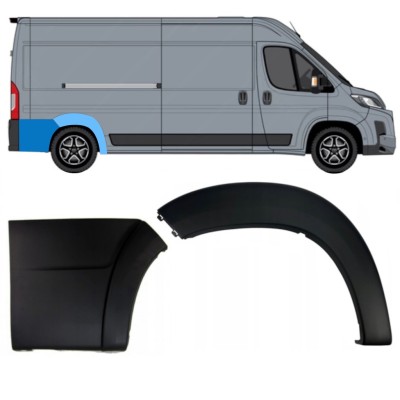 Rear side trim for Toyota Proace Max 2024- / Right 15911