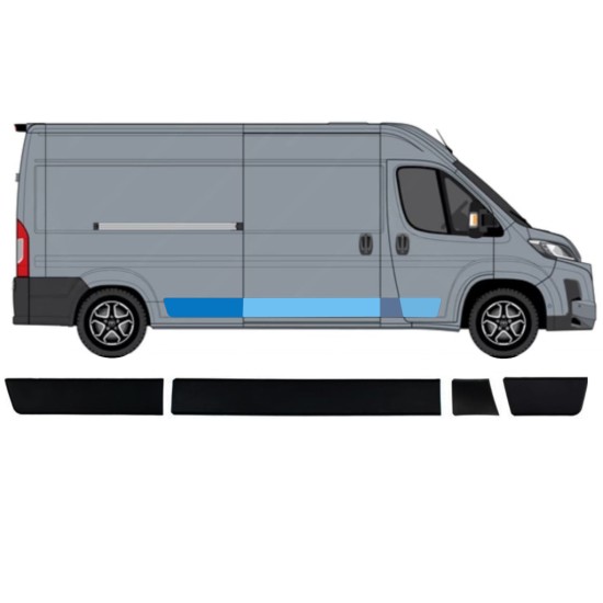 Set of side trims for Toyota Proace Max 2024- / Right 15884