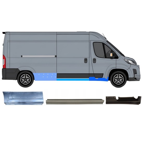 Repair panel set for Toyota Proace Max 2024- / Right 16761