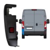 Rear bumper corner 270 degrees