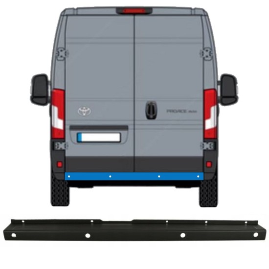 Rear bumper with PDC for Toyota Proace Max 2024- 15934